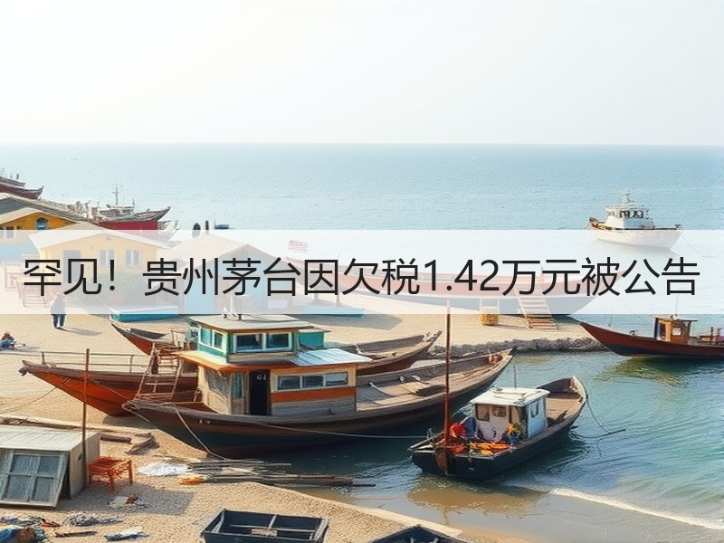 罕见！贵州茅台因欠税1.42万元被公告