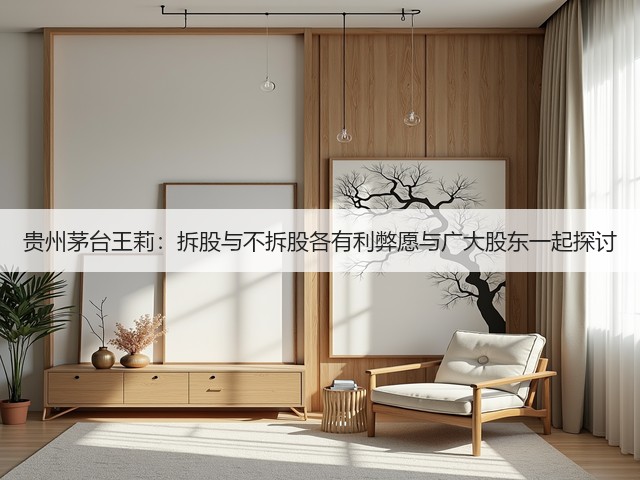 贵州茅台王莉：拆股与不拆股各有利弊愿与广大股东一起探讨(图1)