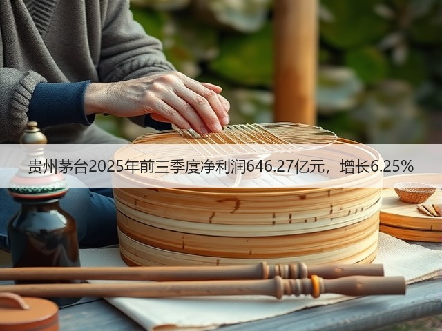 贵州茅台2025年前三季度净利润646.27亿元，增长6.25%(图5)