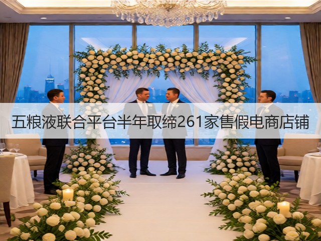 五粮液联合平台半年取缔261家售假电商店铺(图2)