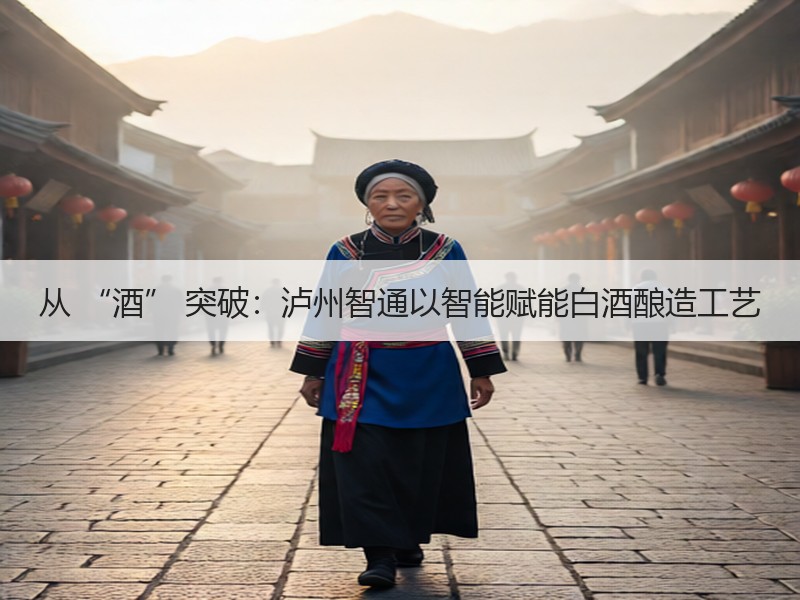 从 “酒” 突破：泸州智通以智能赋能白酒
