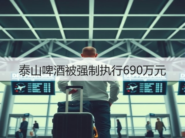 泰山啤酒被强制执行690万元(图4)