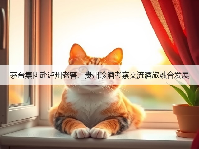 茅台集团赴泸州老窖、贵州珍酒考察交流酒旅融合发展(图5)
