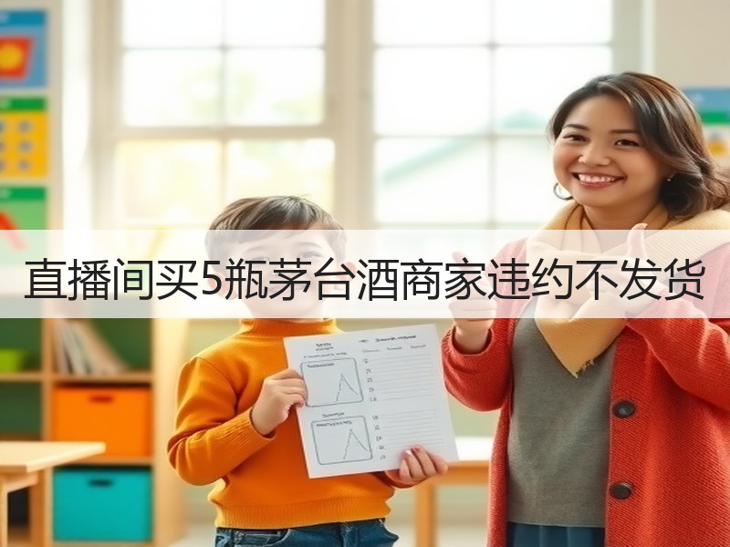直播间买5瓶茅台酒商家违约不发货