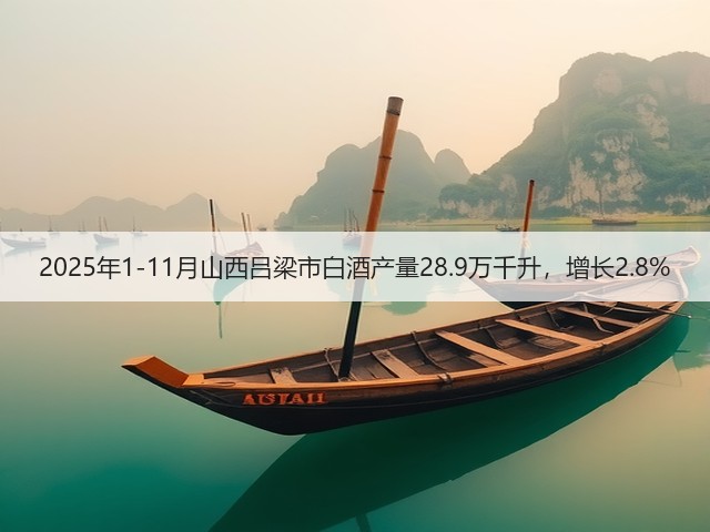 2025年1-11月山西吕梁市白酒产量28.9万千升，增长2.8%(图4)