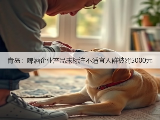 青岛：啤酒企业产品未标注不适宜人群被罚5000元(图2)