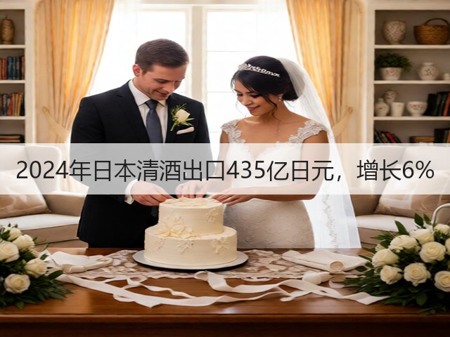 2024年日本清酒出口435亿日元，增长6%(图4)