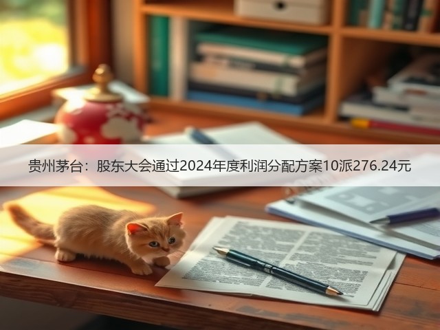 贵州茅台：股东大会通过2024年度利润分配方案10派276.24元(图4)