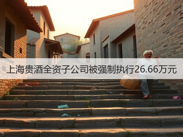 上海贵酒全资子公司被强制执行26.66万元(图2)