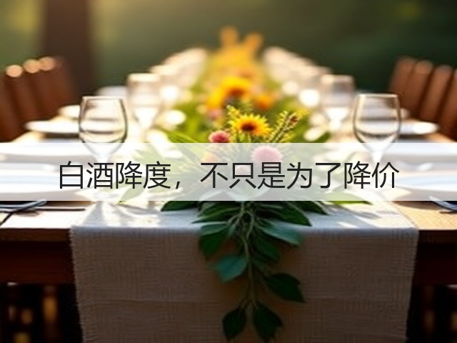 白酒降度，不只是为了降价(图2)