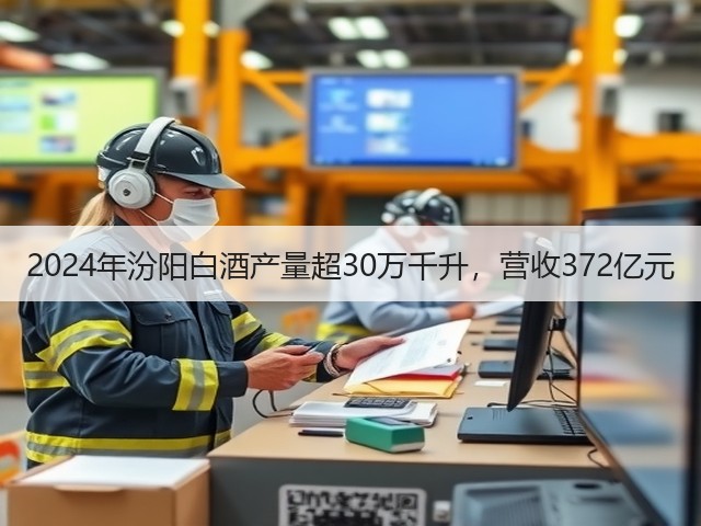 2024年汾阳白酒产量超30万千升，营收372亿元(图1)