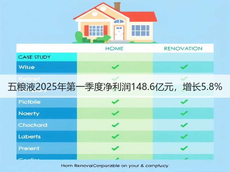 五粮液2025年第一季度净利润148.6