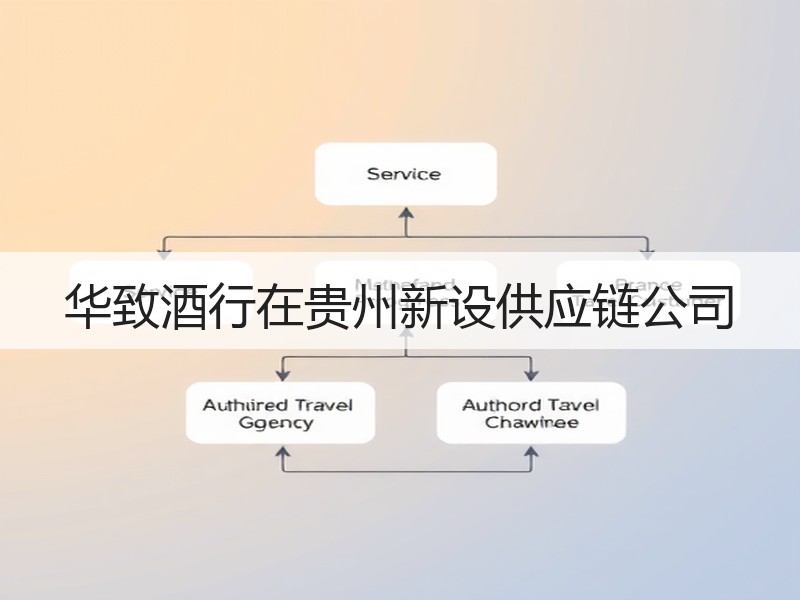 华致酒行在贵州新设供应链公司