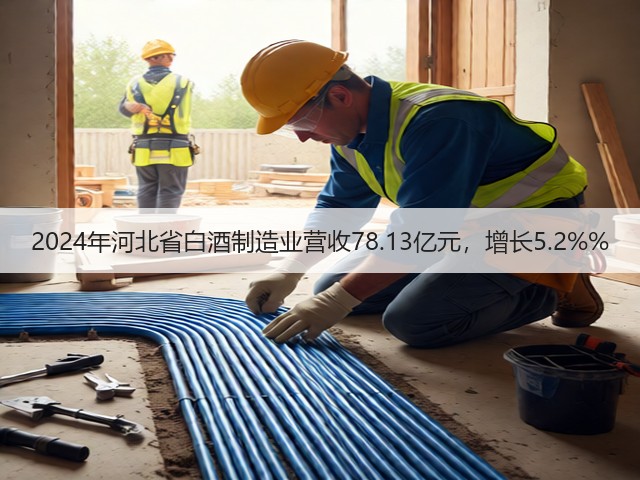 2024年河北省白酒制造业营收78.13亿元，增长5.2%%(图1)