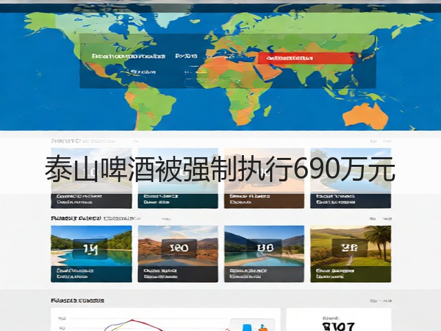 泰山啤酒被强制执行690万元(图2)