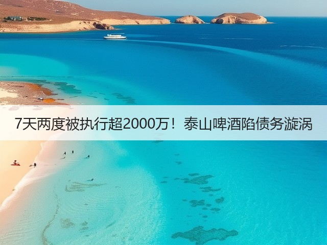7天两度被执行超2000万！泰山啤酒陷债务漩涡(图1)