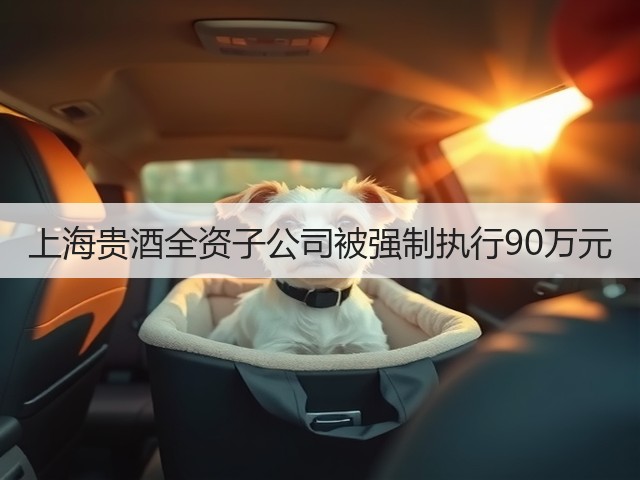 上海贵酒全资子公司被强制执行90万元(图5)