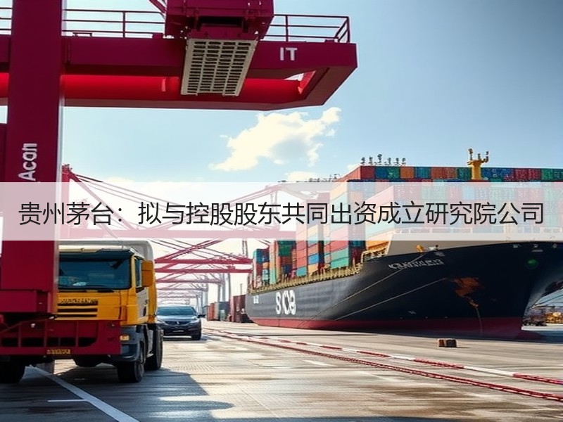 贵州茅台：拟与控股股东共同出资成立研究院