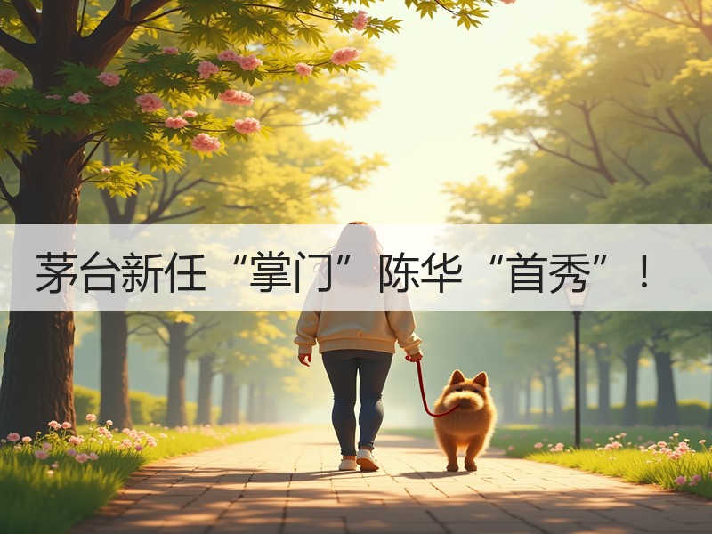 茅台新任“掌门”陈华“首秀”！