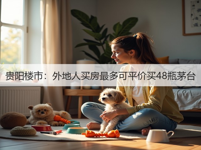 贵阳楼市：外地人买房最多可平价买48瓶茅台(图2)