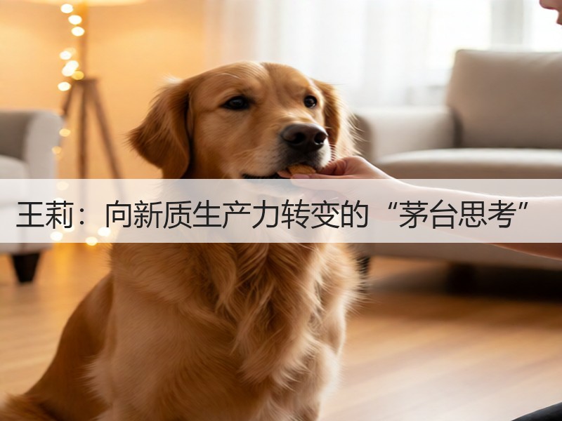王莉：向新质生产力转变的“茅台思考”