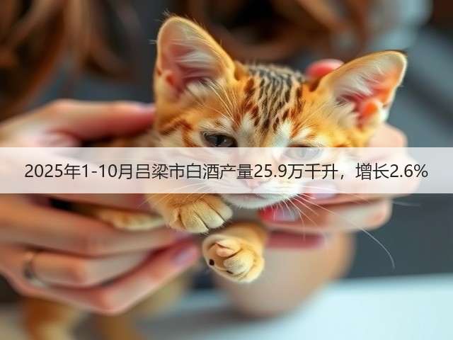 2025年1-10月吕梁市白酒产量25.9万千升，增长2.6%(图4)