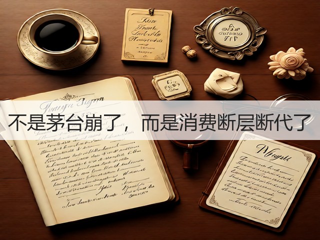 不是茅台崩了,而是消费断层断代了(图2) 不是茅台崩了,而是消费断层断代了(图2)