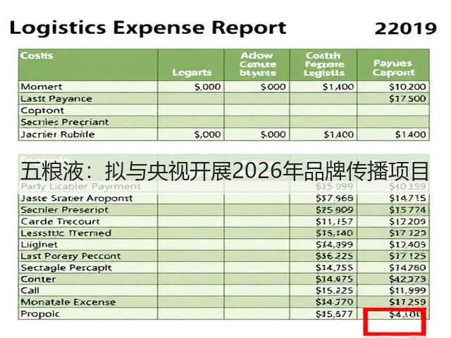 五粮液：拟与央视开展2026年品牌传播项目(图4)