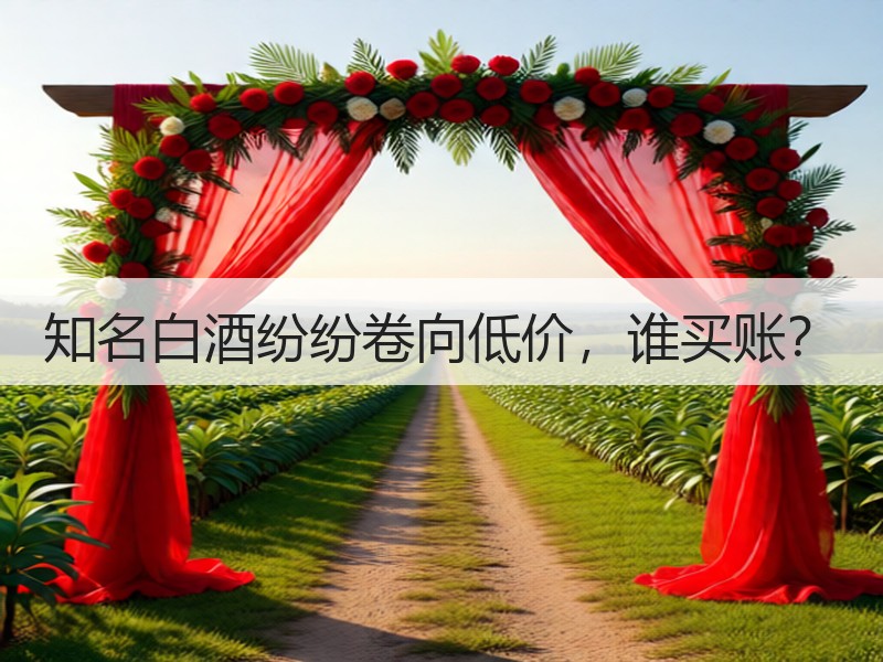 知名白酒纷纷卷向低价，谁买账？