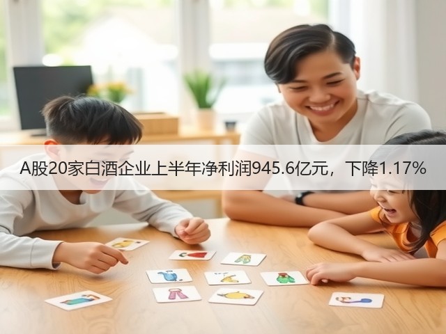 A股20家白酒企业上半年净利润945.6亿元，下降1.17%(图4)