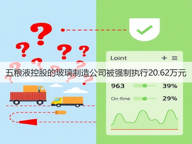 五粮液控股的玻璃制造公司被强制执行20.62万元(图4)