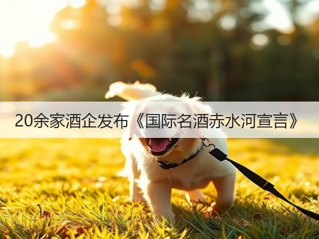 20余家酒企发布《国际名酒赤水河宣言》(图1)
