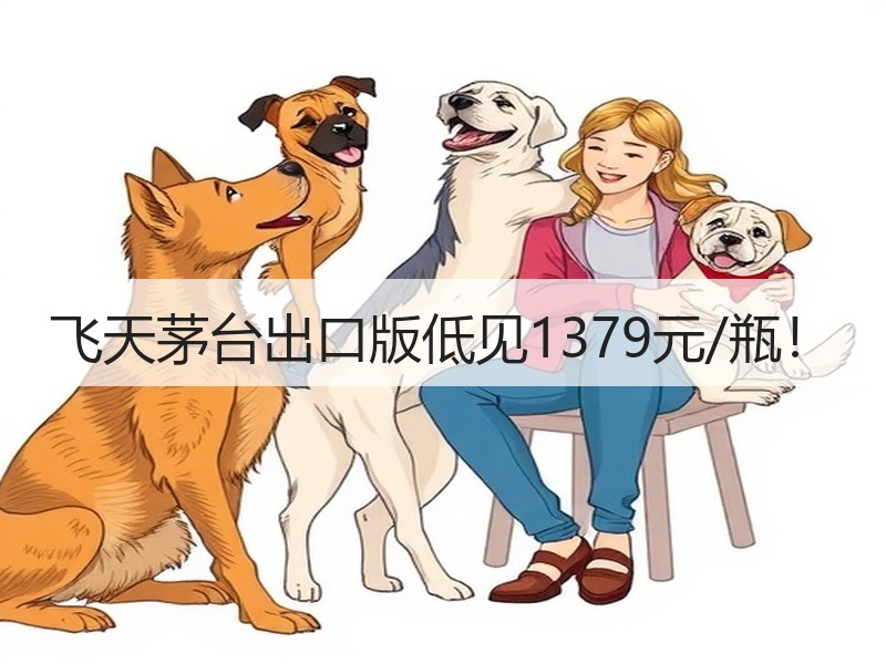 飞天茅台出口版低见1379元/瓶！