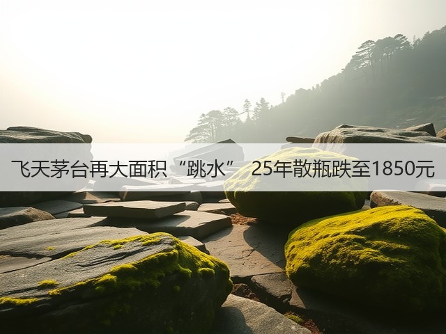 飞天茅台再大面积“跳水” 25年散瓶跌至1850元(图5)