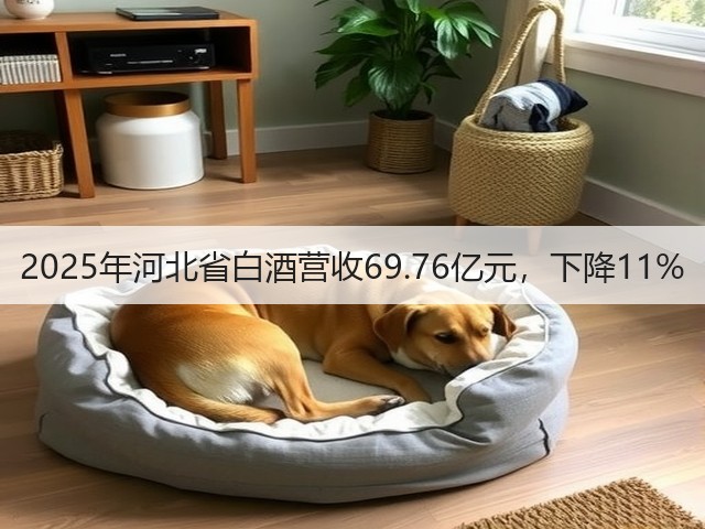 2025年河北省白酒营收69.76亿元，下降11%(图4)