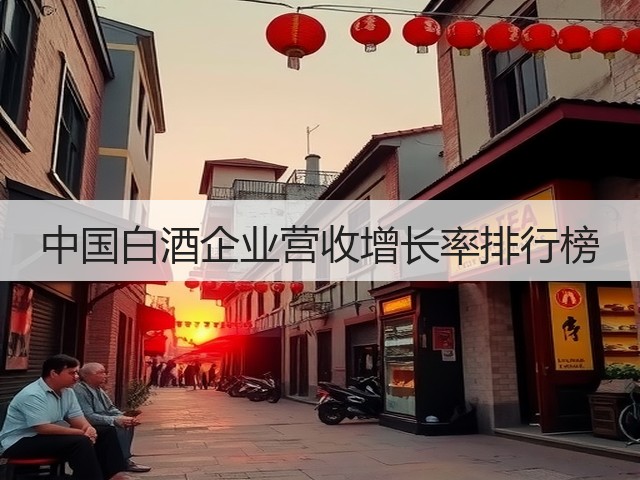中国白酒企业营收增长率排行榜(图1) 中国白酒企业营收增长率排行榜(图1)