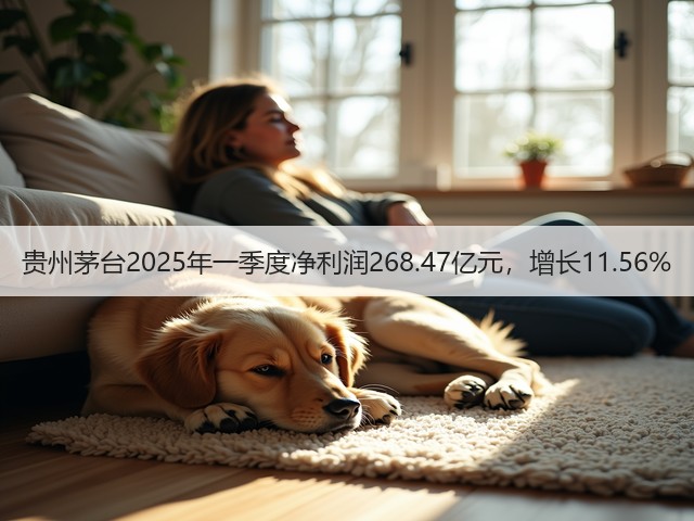 贵州茅台2025年一季度净利润268.47亿元，增长11.56%(图4)