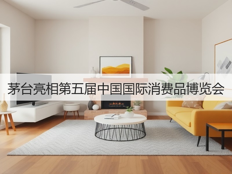 茅台亮相第五届中国国际消费品博览会