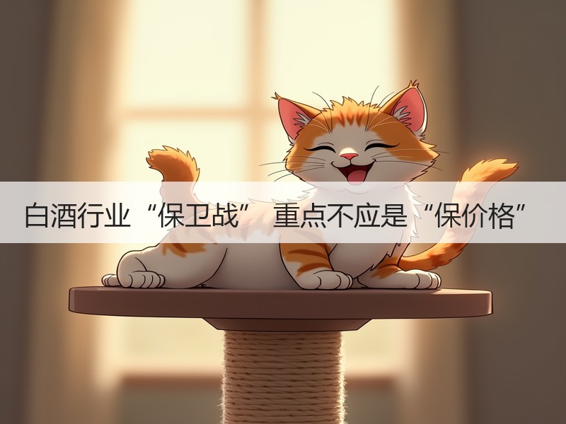 白酒行业“保卫战” 重点不应是“保价格”