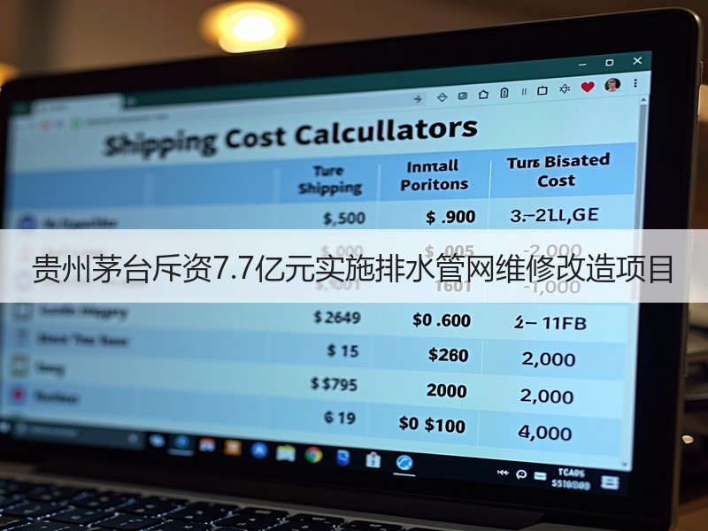 贵州茅台斥资7.7亿元实施排水管网维修改
