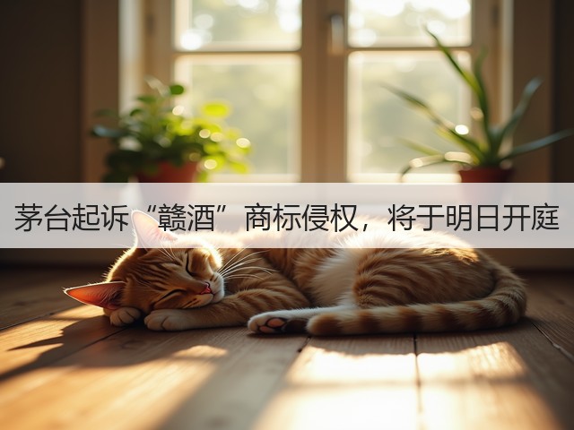 茅台起诉“赣酒”商标侵权，将于明日开庭(图1)