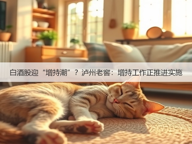 白酒股迎“增持潮”？泸州老窖：增持工作正推进实施(图1)