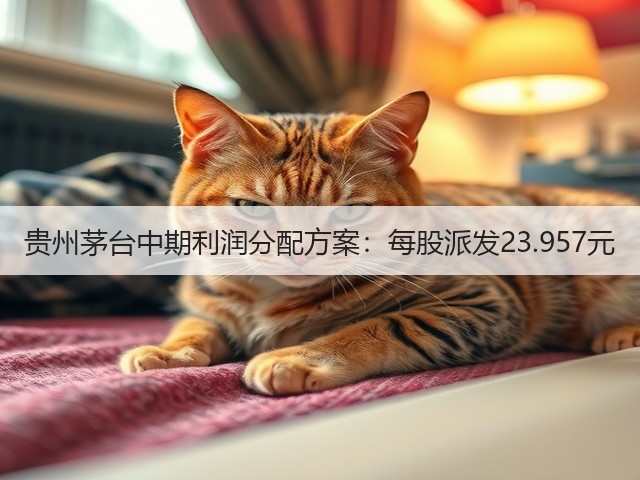 贵州茅台中期利润分配方案：每股派发23.957元(图4)