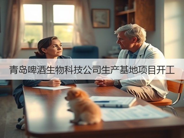 青岛啤酒生物科技公司生产基地项目开工(图1)