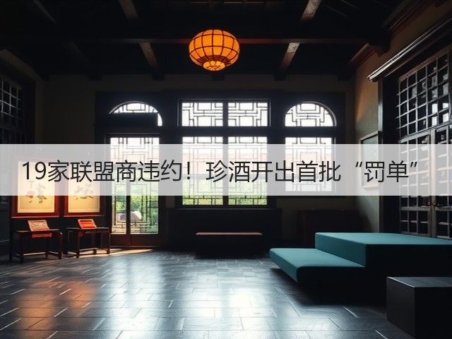 19家联盟商违约！珍酒开出首批“罚单”(图4)