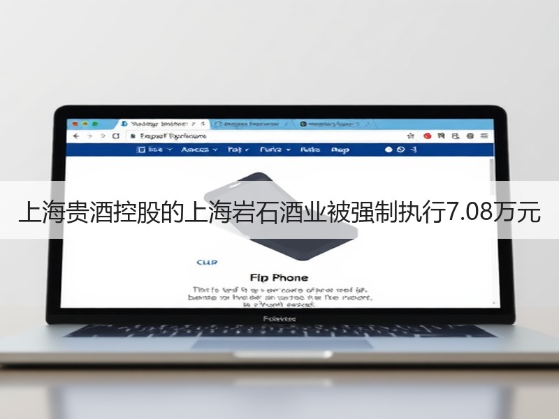 上海贵酒控股的上海岩石酒业被强制执行7.