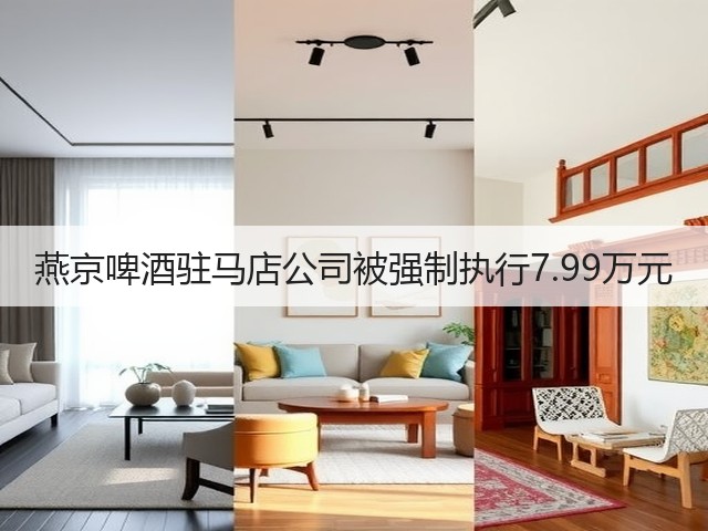 燕京啤酒驻马店公司被强制执行7.99万元(图4)