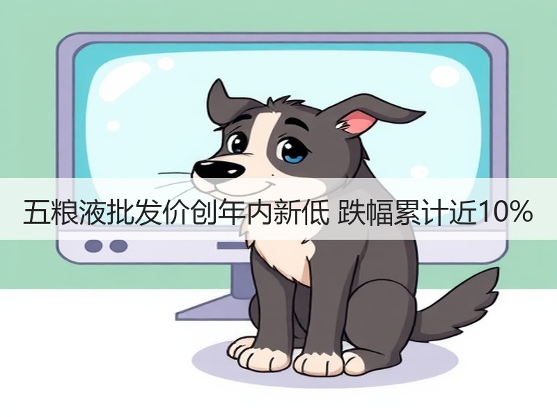 五粮液批发价创年内新低 跌幅累计近10%