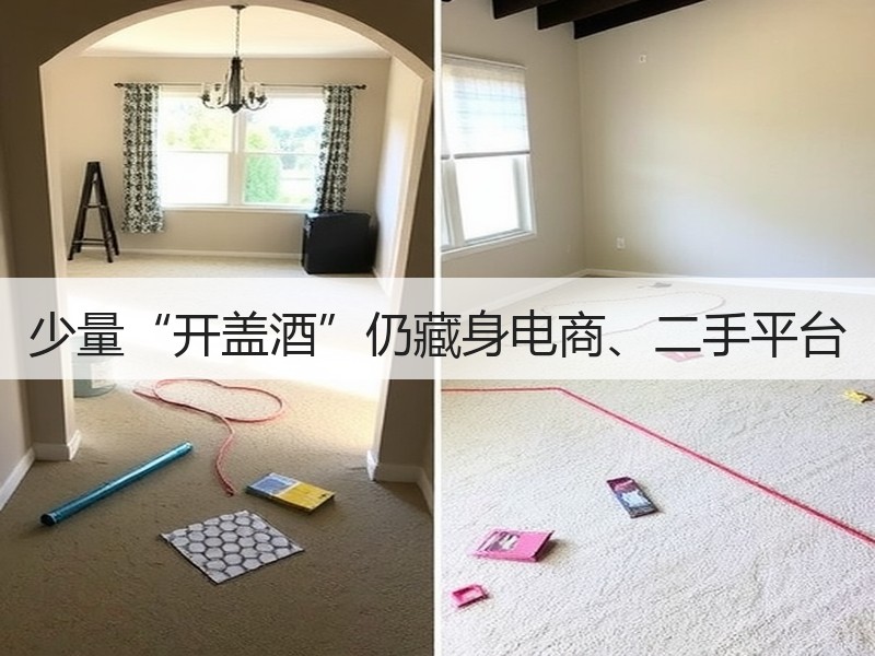 少量“开盖酒”仍藏身电商、二手平台