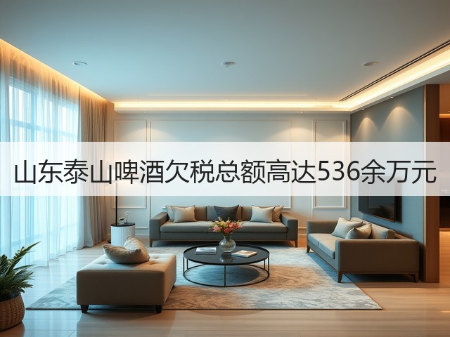 山东泰山啤酒欠税总额高达536余万元(图1)